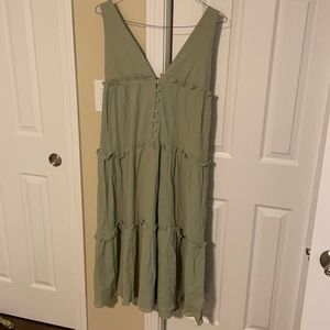 ASOS green khaki sun/summer dress, never worn, with tags